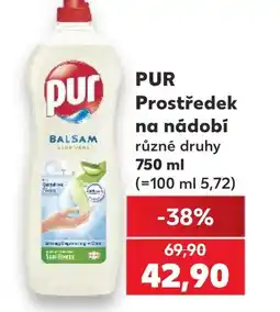 Kaufland PUR Prostředek na nádobí nabídka