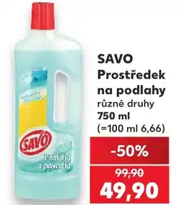 Kaufland SAVO Prostředek na podlahy nabídka
