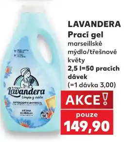 Kaufland LAVANDERA Prací gel nabídka