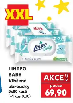 Kaufland LINTEO BABY Vlhčené ubrousky nabídka