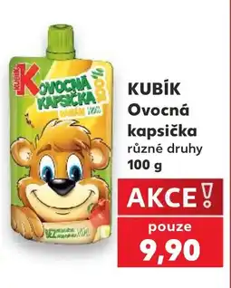 Kaufland KUBÍK Ovocná kapsička nabídka