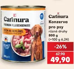 Kaufland Carinura Konzerva pro psy nabídka