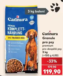 Kaufland Carinura Granule pro psy nabídka
