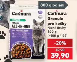Kaufland Carinura Granule pro kočky nabídka