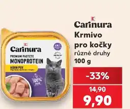 Kaufland Carinura Krmivo pro kočky nabídka