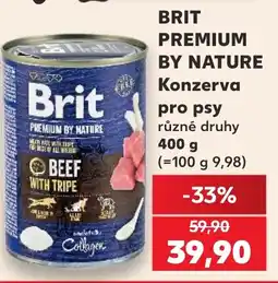 Kaufland BRIT PREMIUM BY NATURE Konzerva pro psy nabídka