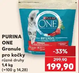 Kaufland PURINA ONE Granule pro kočky nabídka