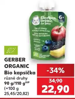 Kaufland GERBER ORGANIC Bio kapsička nabídka