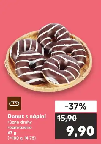 Kaufland Donut s náplní nabídka