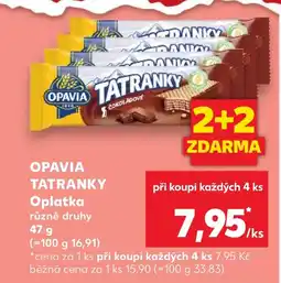 Kaufland OPAVIA TATRANKY Oplatka nabídka