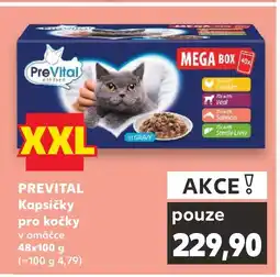 Kaufland PREVITAL Kapsičky pro kočky nabídka