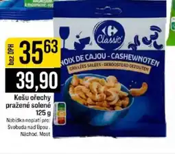 Jip Kešu ořechy pražené solené nabídka