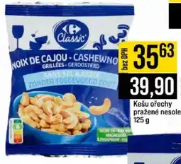 Jip Kešu ořechy pražené nesolené nabídka