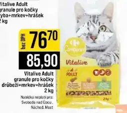 Jip Vitalive Adult granule pro kočky drůbeží+mrkev+hrášek nabídka