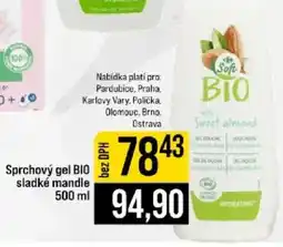 Jip Sprchový gel BIO sladké mandle nabídka