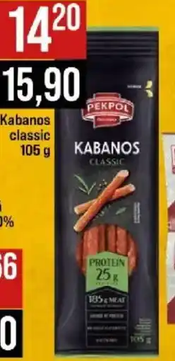 Jip Klobásky Kabanos classic nabídka