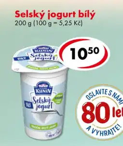 CBA KUNIN Selský jogurt bílý nabídka