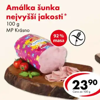 CBA Amálka šunka nejvyšší jakosti nabídka