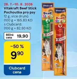 Tesco Vitakraft Beef Stick Pochoutka pro psy nabídka