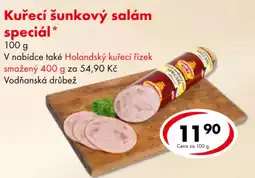 CBA Kuřecí šunkový salám speciál nabídka