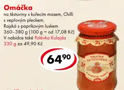 CBA Omáčka nabídka