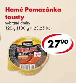 CBA Hamé Pomazánka tousty nabídka