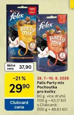 Tesco Felix Party mix Pochoutka pro kočky nabídka
