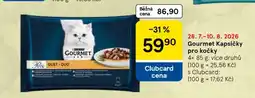 Tesco GOURMET Kapsičky pro kočky nabídka