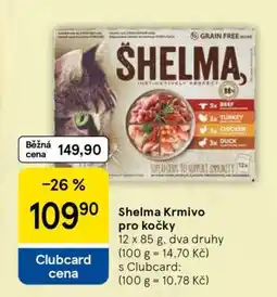 Tesco Shelma Krmivo pro kočky nabídka