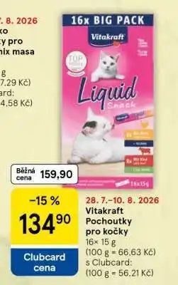 Tesco Vitakraft Pochoutky pro kočky nabídka
