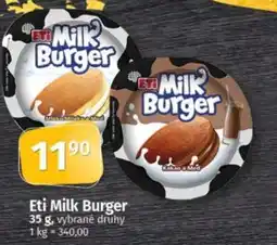 COOP TIP Eti Milk Burger nabídka