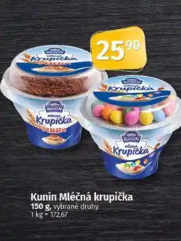 COOP TIP Kunín Mléčná krupička nabídka