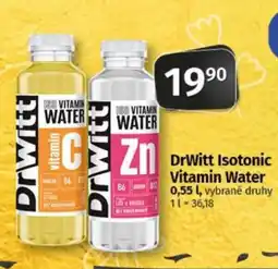 COOP TIP DrWitt Isotonic Vitamin Water nabídka
