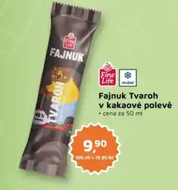 Můjobchod Fajnuk Tvaroh v kakaové polevě nabídka