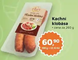 Můjobchod Kachni klobása nabídka