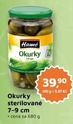 Můjobchod Hamé Okurky sterilované 7-9 cm nabídka