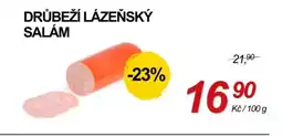ZEMAN Drůbeží lázeňský salám nabídka