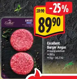 Albert Excellent Burger Angus nabídka