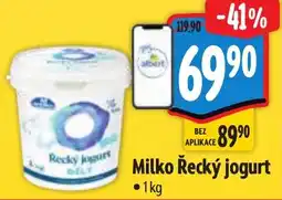 Albert Milko Řecký jogurt nabídka