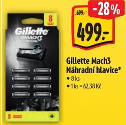 Albert Gillette Mach3 Náhradní hlavice nabídka