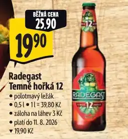 Albert Radegast Temně hořká 12 nabídka