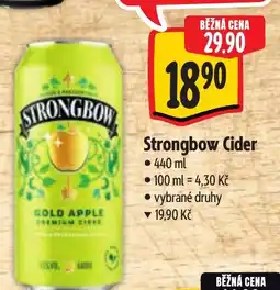 Albert Strongbow Cider nabídka