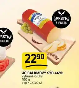 Flop JČ SALÁMOVÝ SÝR 44% vybrané druhy nabídka