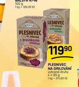 Flop PLESNIVEC NA GRILOVÁNÍ vybrané druhy nabídka