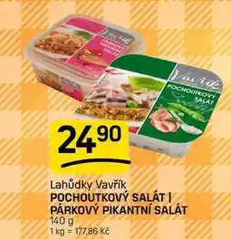 Flop POCHOUTKOVÝ SALÁT | PÁRKOVÝ PIKANTNÍ SALÁT nabídka