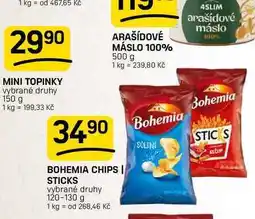 Flop BOHEMIA CHIPS | STICKS vybrané druhy nabídka