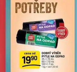 Flop DOBRÝ VÝBĚR PYTLE NA ODPAD 35 || 15 ks nabídka