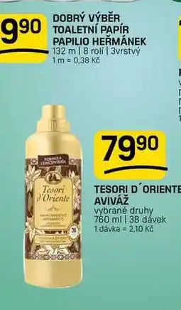Flop TESORI D'ORIENTE AVIVÁŽ vybrané druhy 760 ml | 38 dávek nabídka