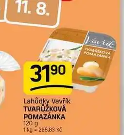 Flop TVARŮŽKOVÁ POMAZÁNKA nabídka