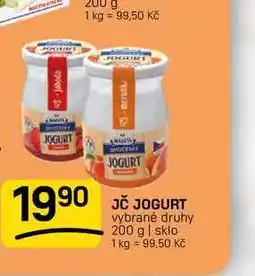 Flop Jč JOGURT vybrané druhy nabídka